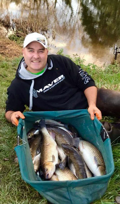 Lee Edwards with his winning catch