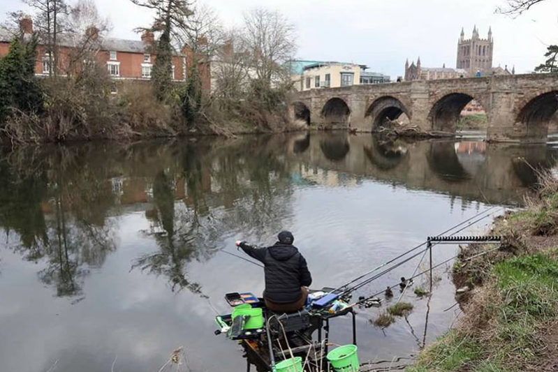 Lee in action on this year’s River Wye 2 day festival
