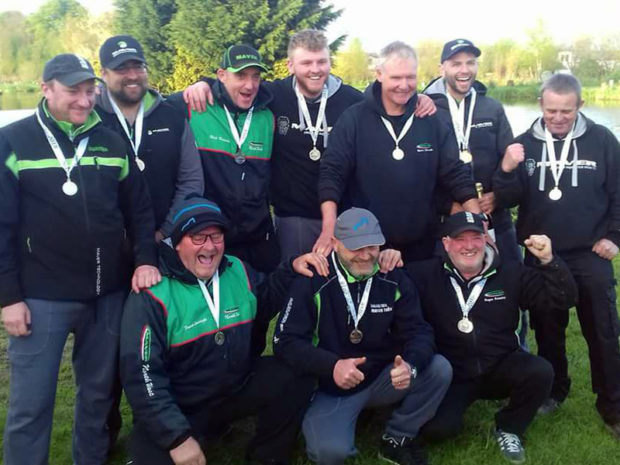 The Maver North West team celebrate their second place finish The Maver North West team celebrate their second place finish