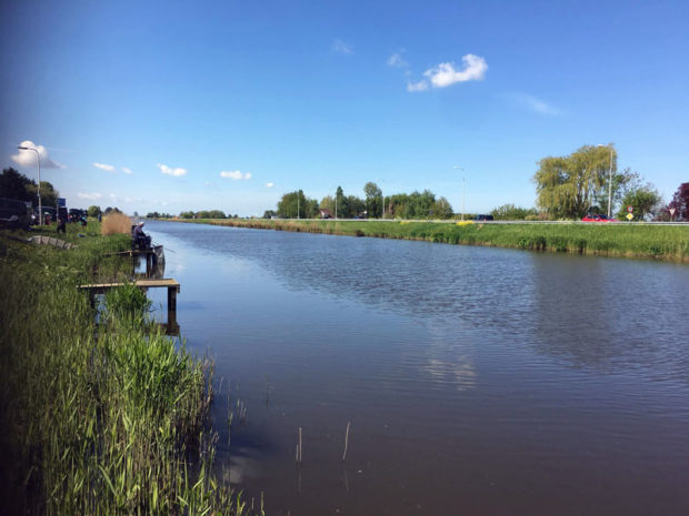 The Voorne Canal, Holland The Voorne Canal, Holland