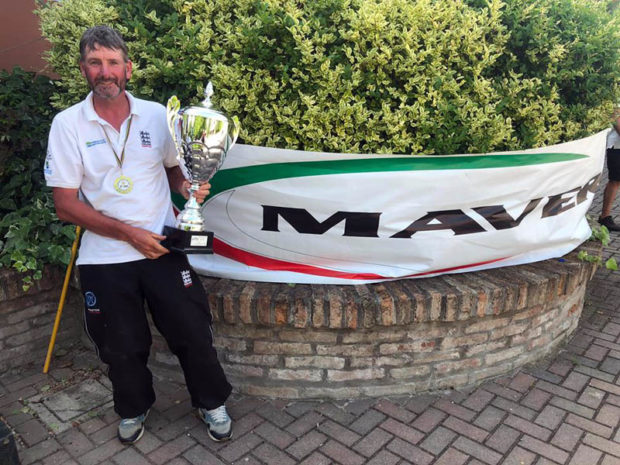 Eddie Bridon wins gold with the England feeder team on the Ostellato in Italy Eddie Bridon wins gold with the England feeder team on the Ostellato in Italy