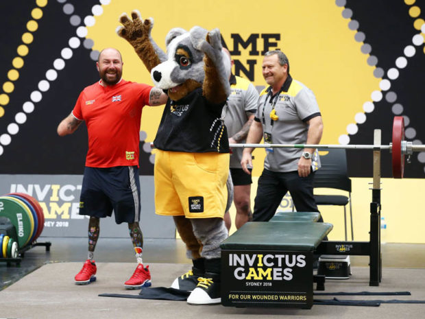 Dave Watson is making himself known at this years Invictus Games Dave Watson is making himself known at this years Invictus Games