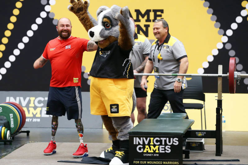 Dave Watson is making himself known at this years Invictus Games Dave Watson is making himself known at this years Invictus Games