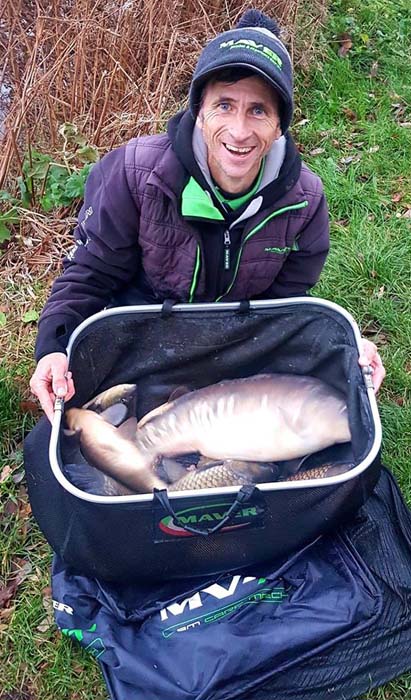 Andy Kinder with his match winning catch